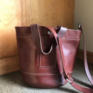 Madewell Leather Bucket Back